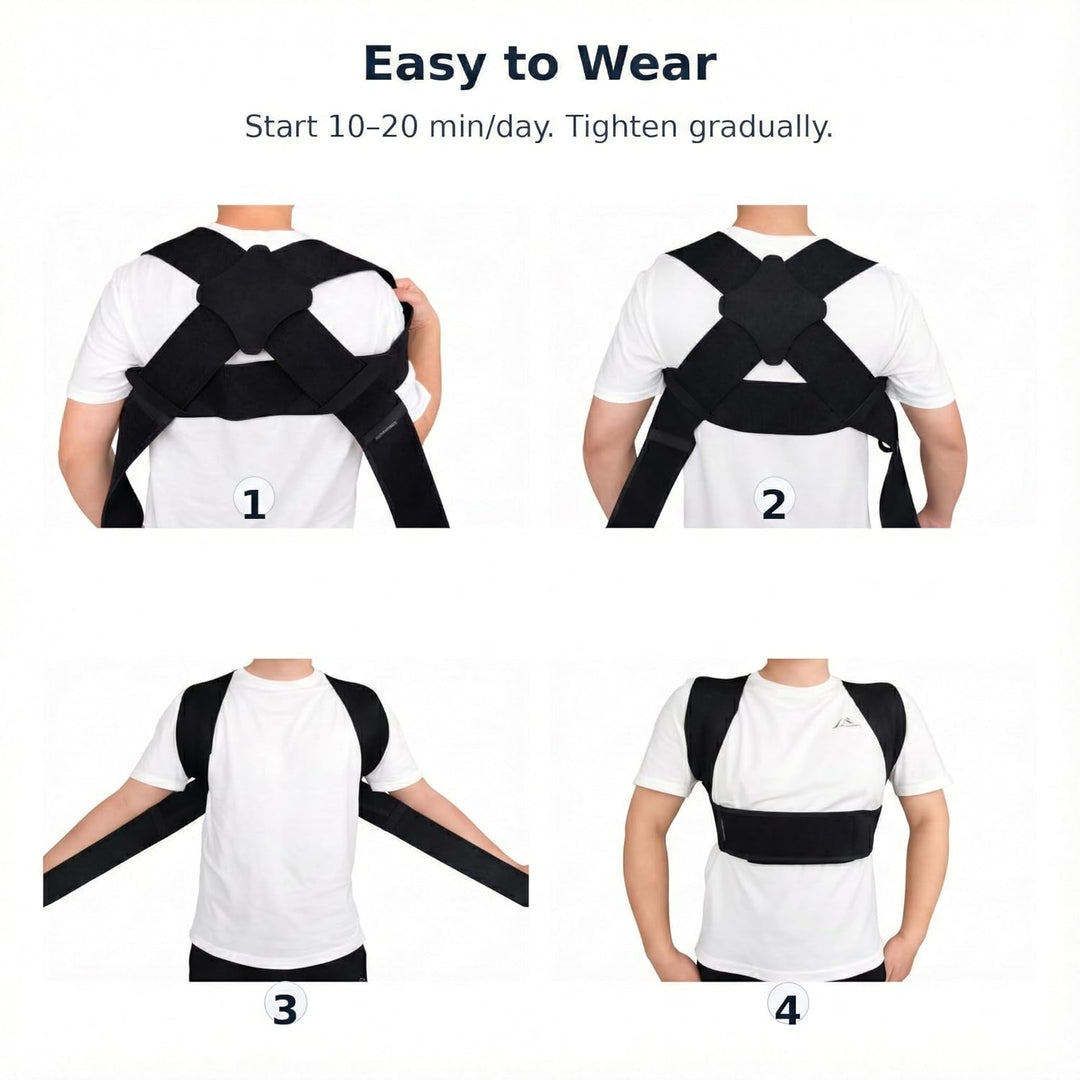LibertyMove™ Custom-fit X Brace with Waffle Comfort Pad